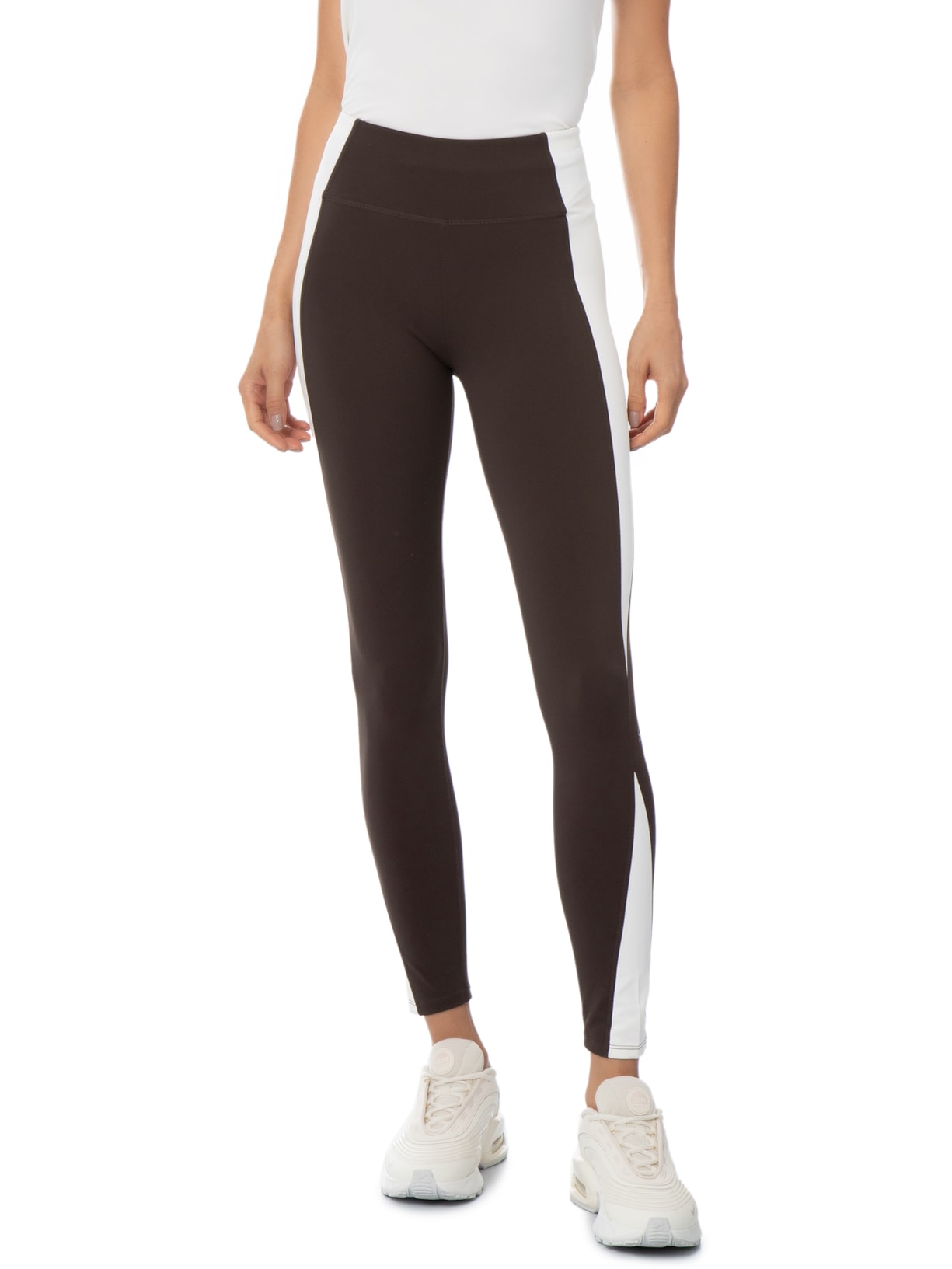 Calça Legging Feminina Marrom Hering Sports