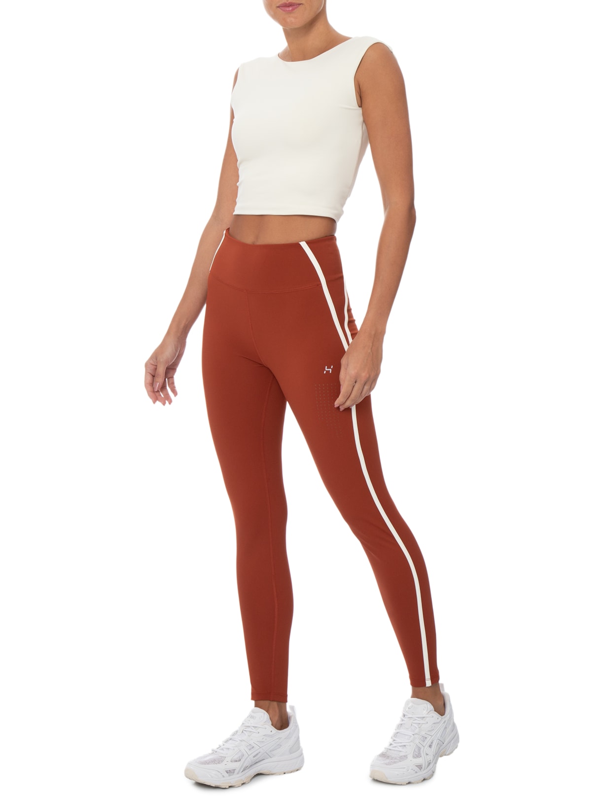 Calça Legging Feminina Marrom Hering Sports