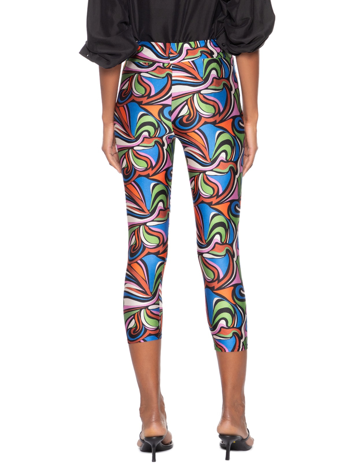 Calça Legging Feminina Mel Marrom August Swim