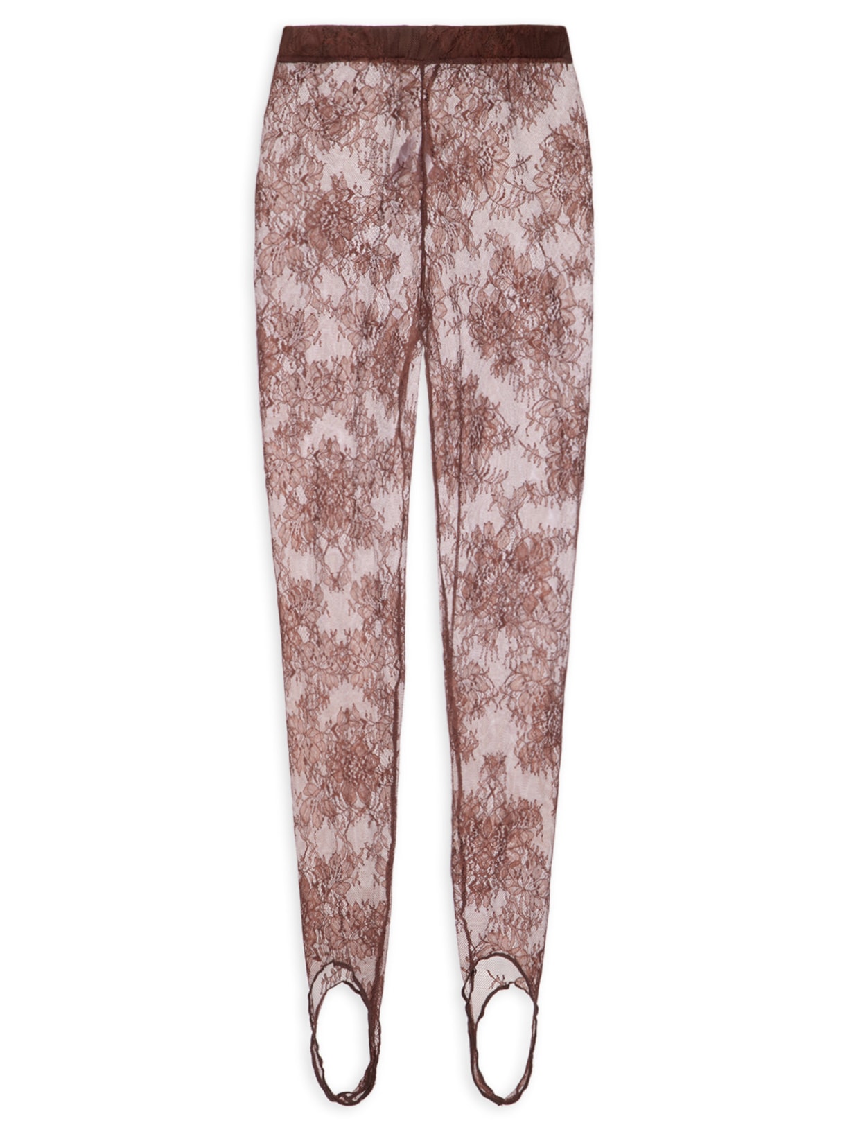 Calça Legging Feminina Palais Marrom Framed
