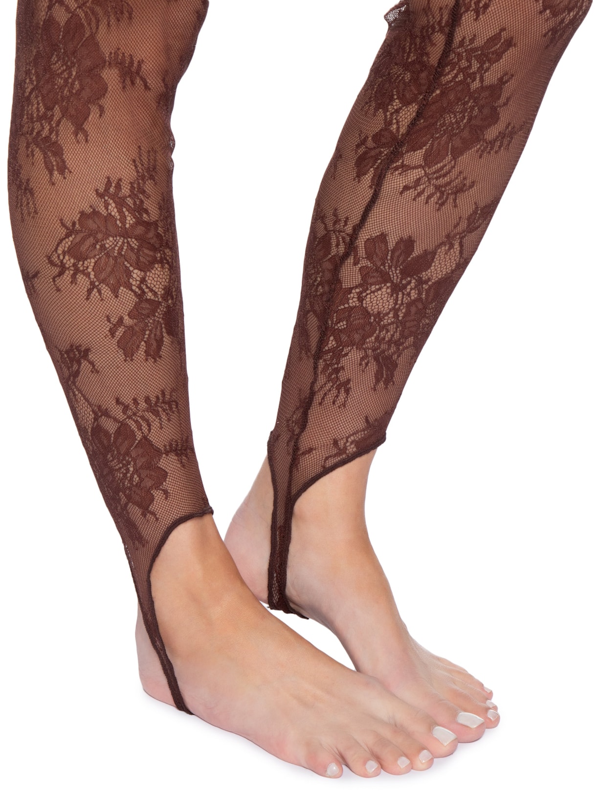 Calça Legging Feminina Palais Marrom Framed