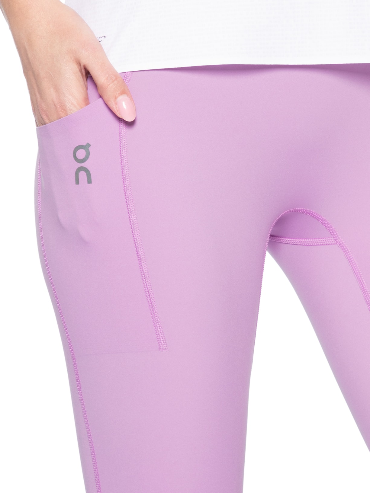 Calça Legging Feminina Performance Tights 7/8 Rosa On Running