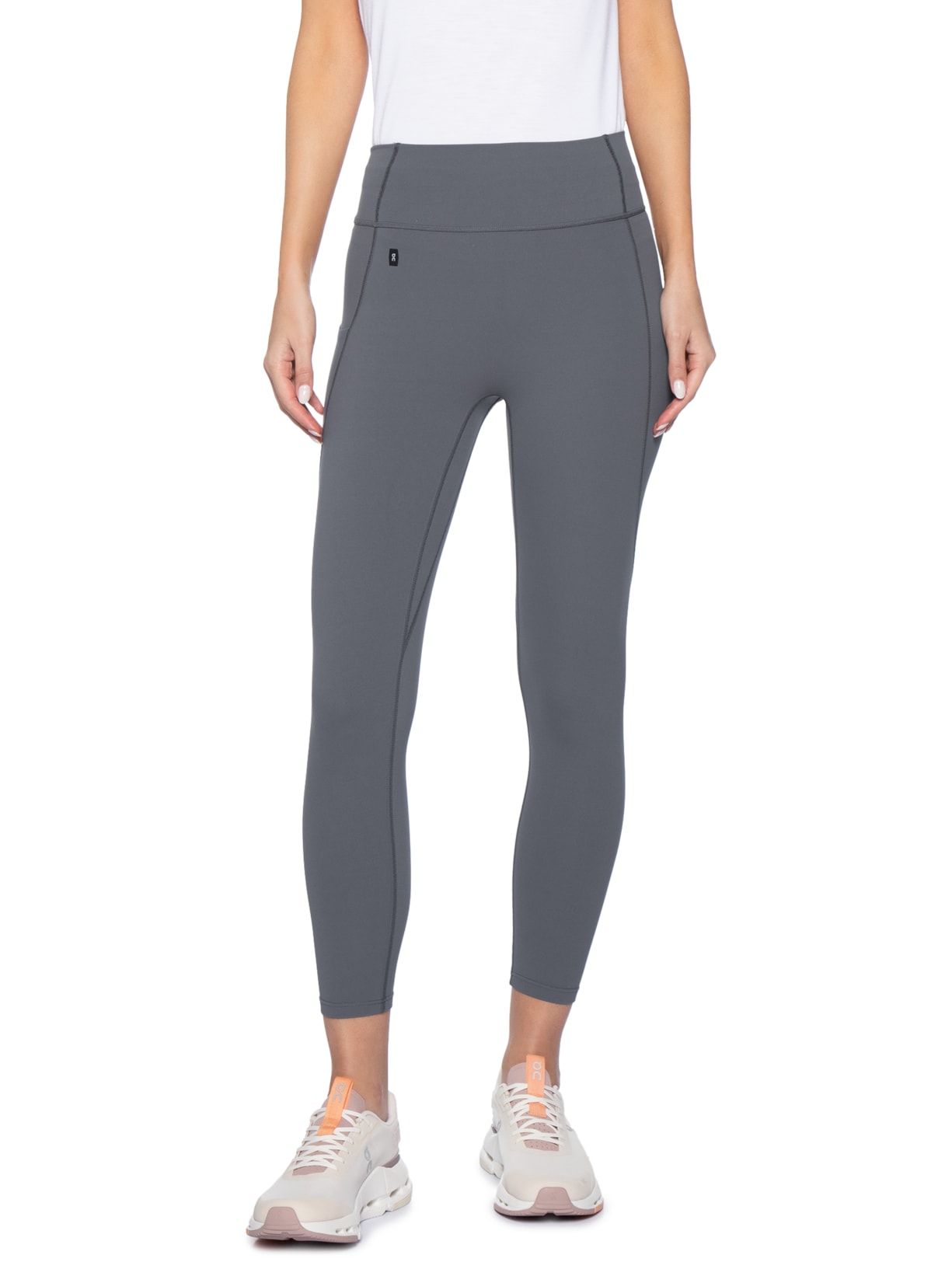 Calça Legging Feminino Studio Tights 7/8 Cinza On Running