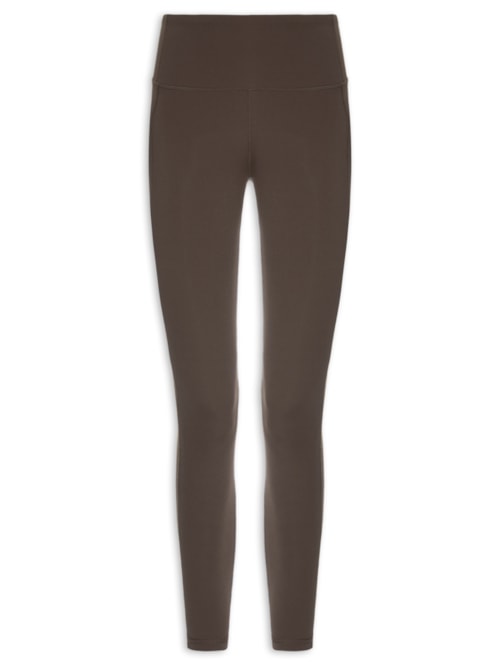 Calça Legging Fitness Feminina - Marrom
