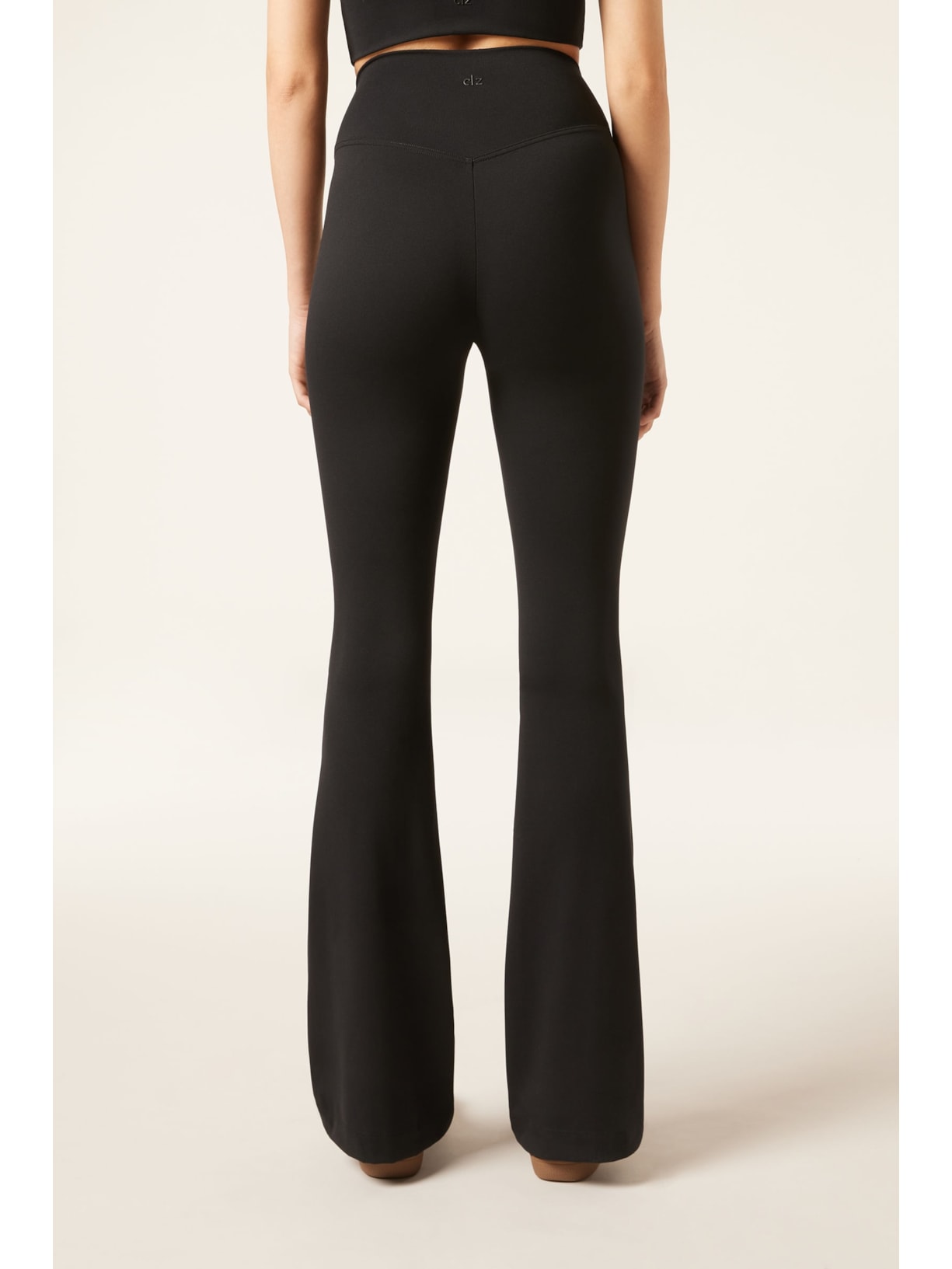 Calça Legging Flare Soft Touch First Class Preto Calzedonia