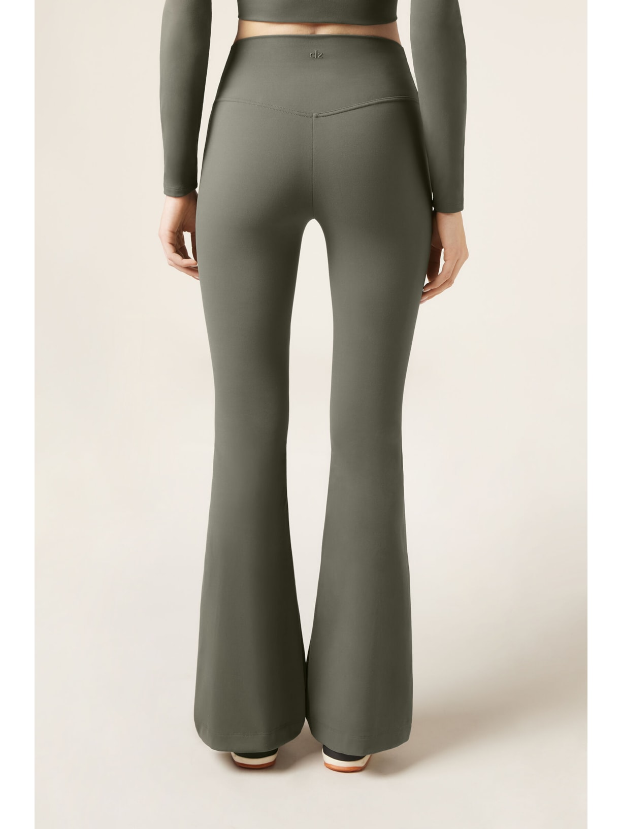 Calça Legging Flare Soft Touch First Class Verde Calzedonia