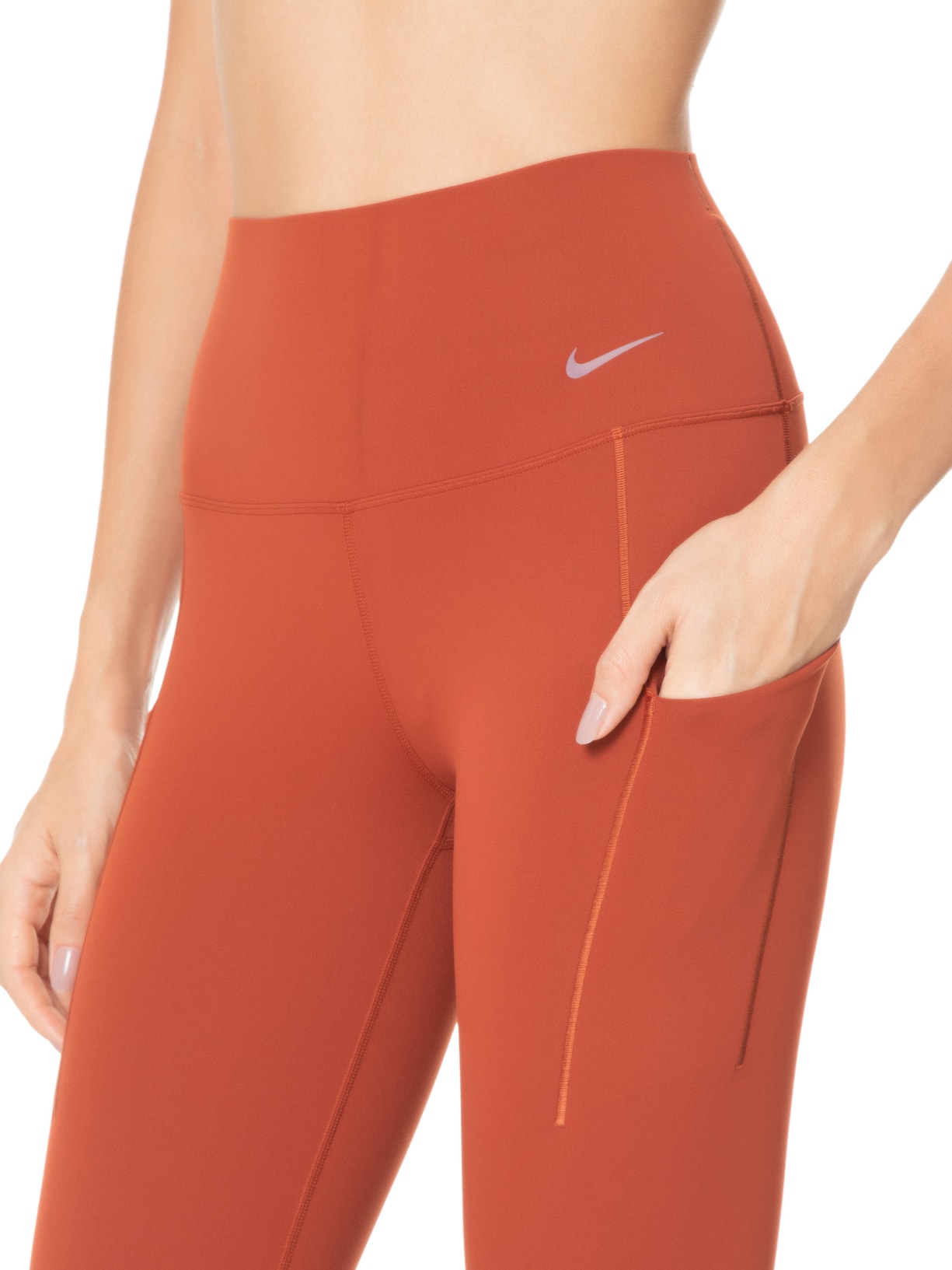 Calça Legging Universa 7/8 Marrom Nike