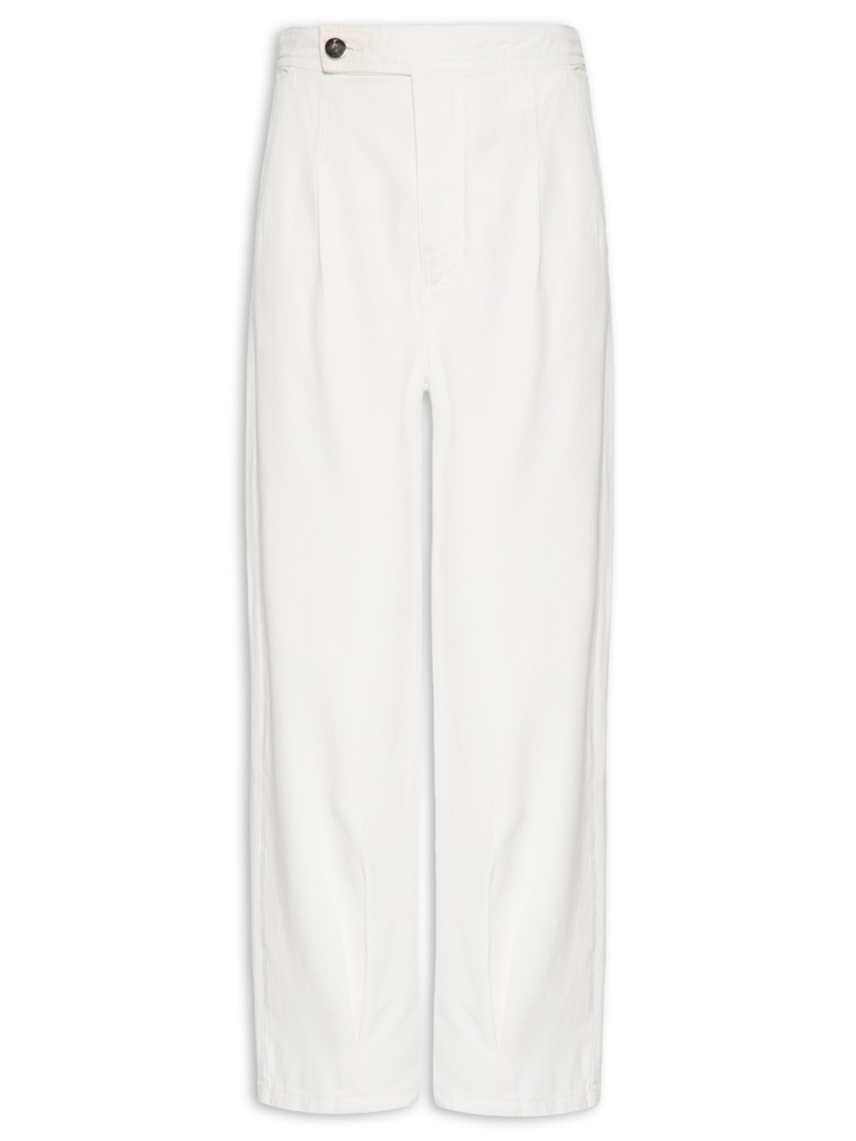 Calça Loose Off Macacão Branco Animale