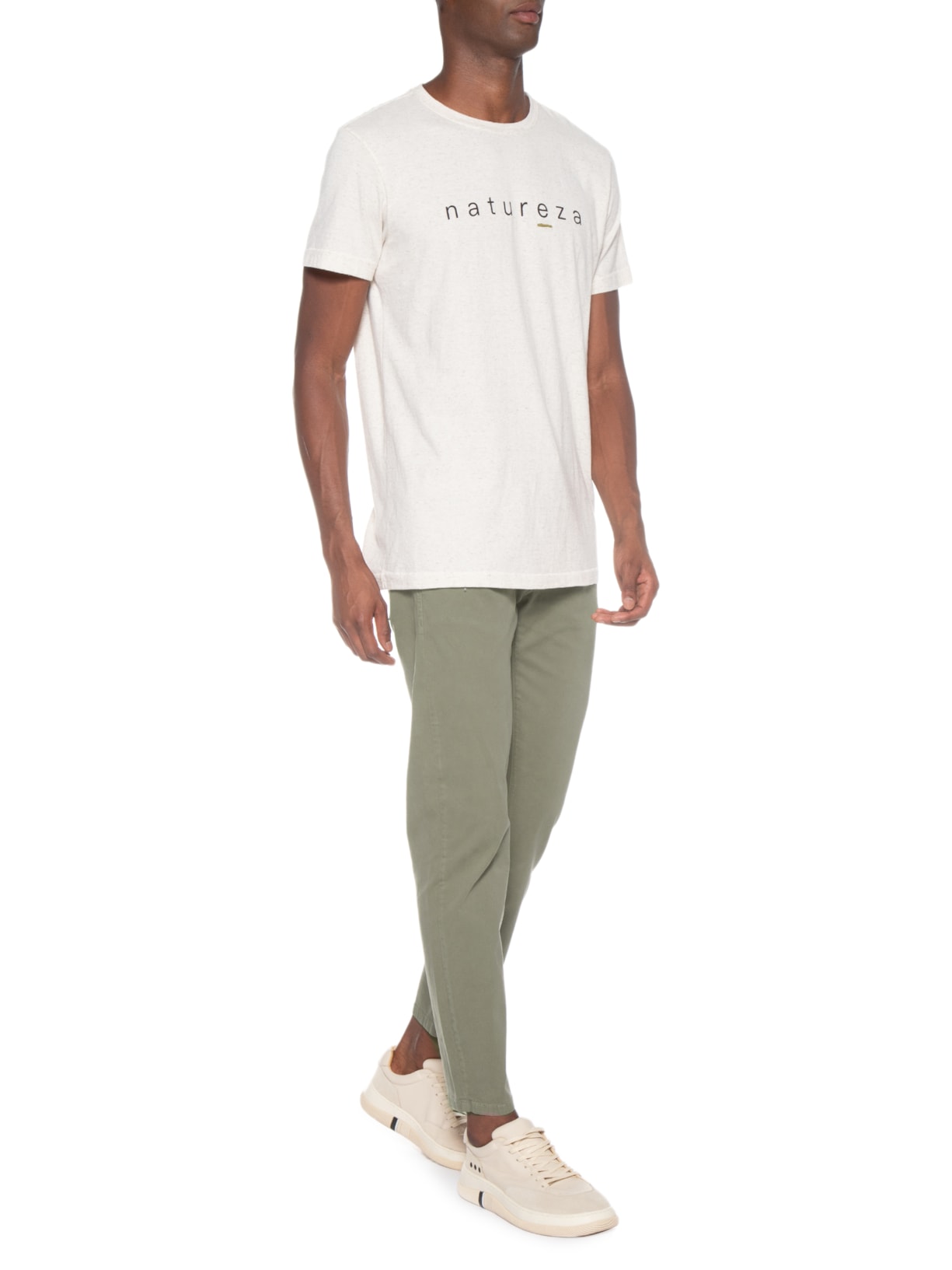 Calça Masculina 5 Pockets Color Lisa Cinza Osklen