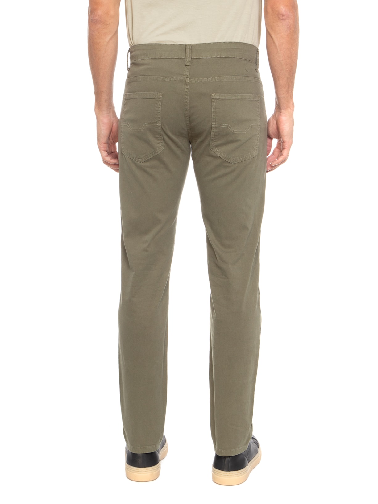 Calça Masculina 5 Pockets Color Lisa Verde Osklen