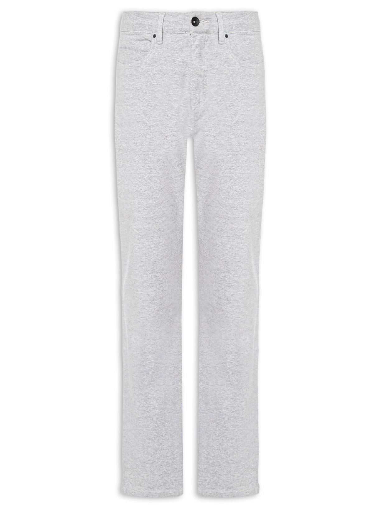 Calça Masculina 5 Pockets Moletom Cinza Reserva