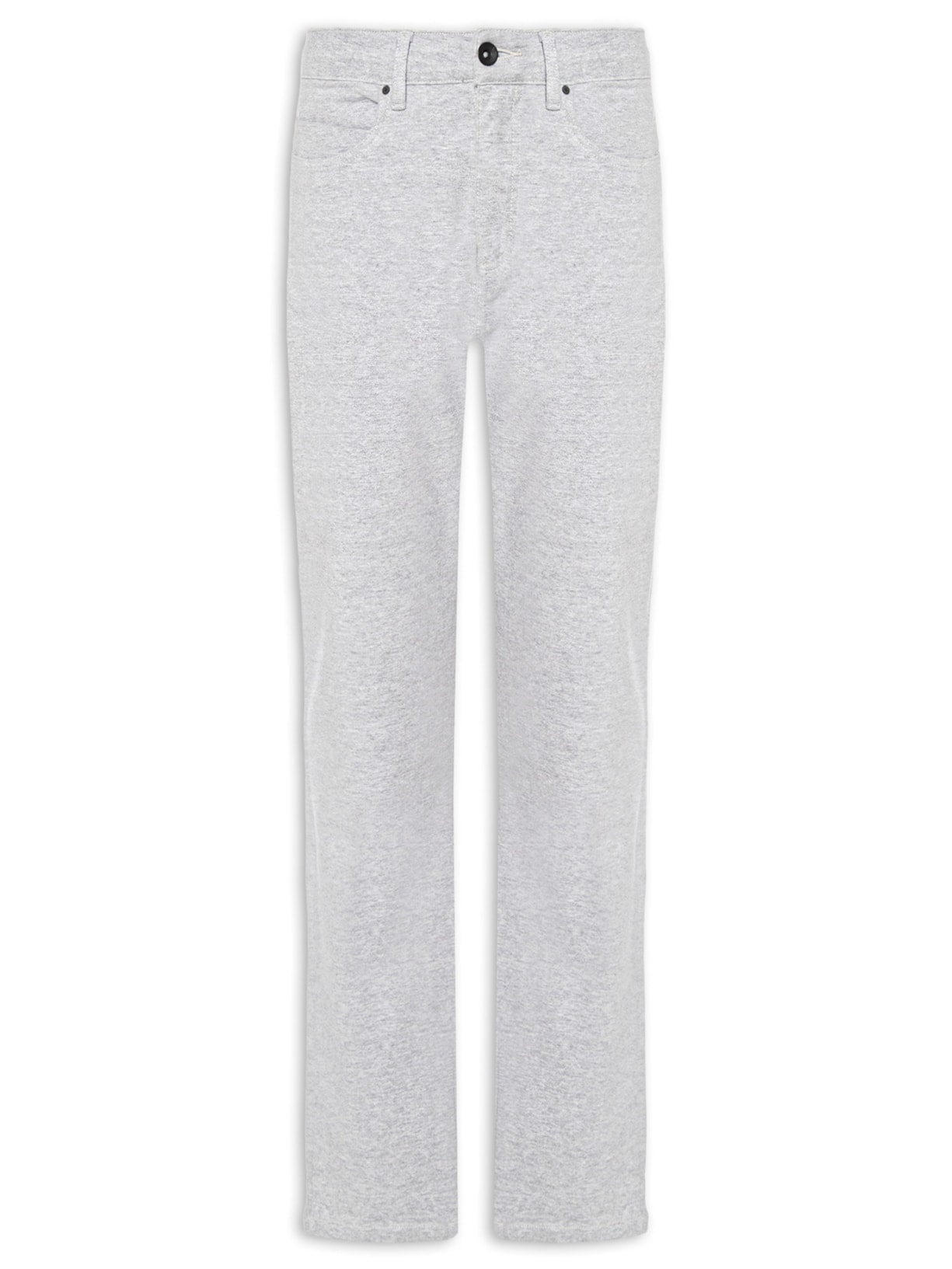 Calça Masculina 5 Pockets Moletom Cinza Reserva
