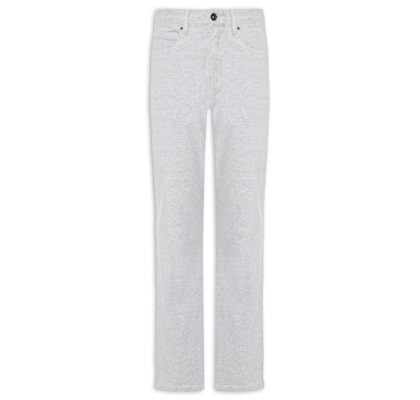 Calça Masculina 5 Pockets Moletom - Cinza