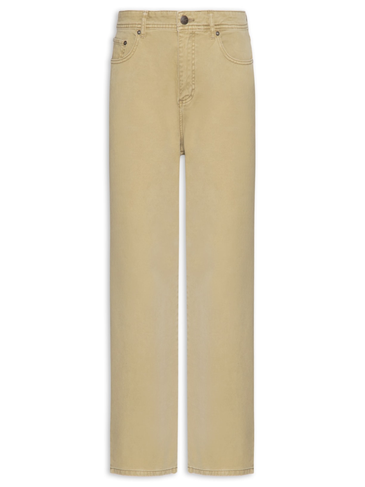 Calça Masculina 5 Pockets Original Fit - Bege