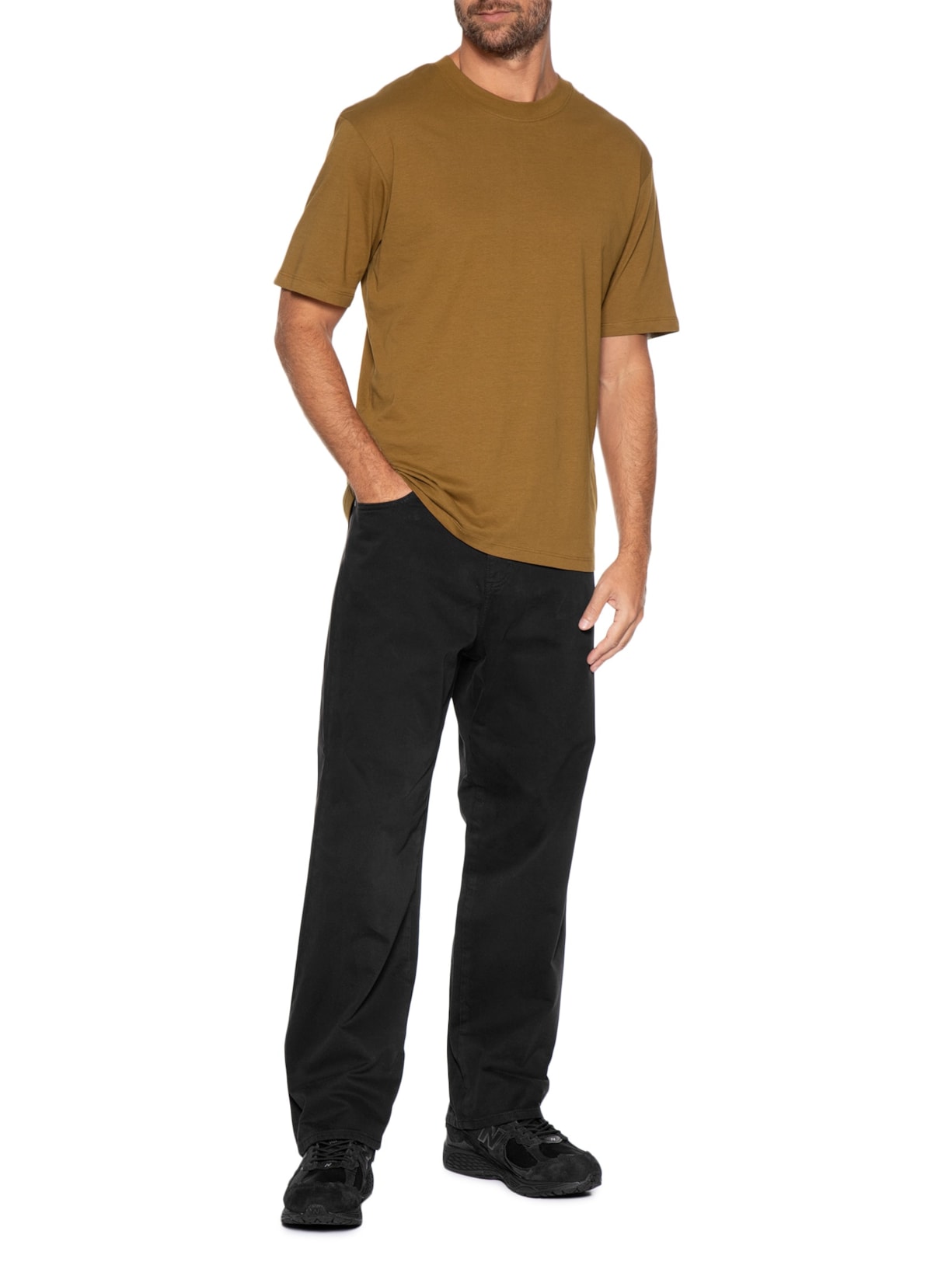 Calça Masculina 5 Pockets Original Fit Preto Jack & Jones