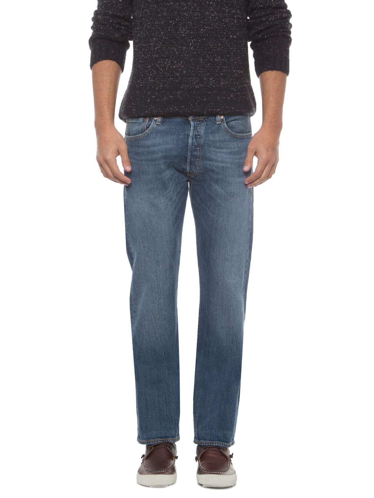 Calca Masculina 501 Original Fit Azul Levi's