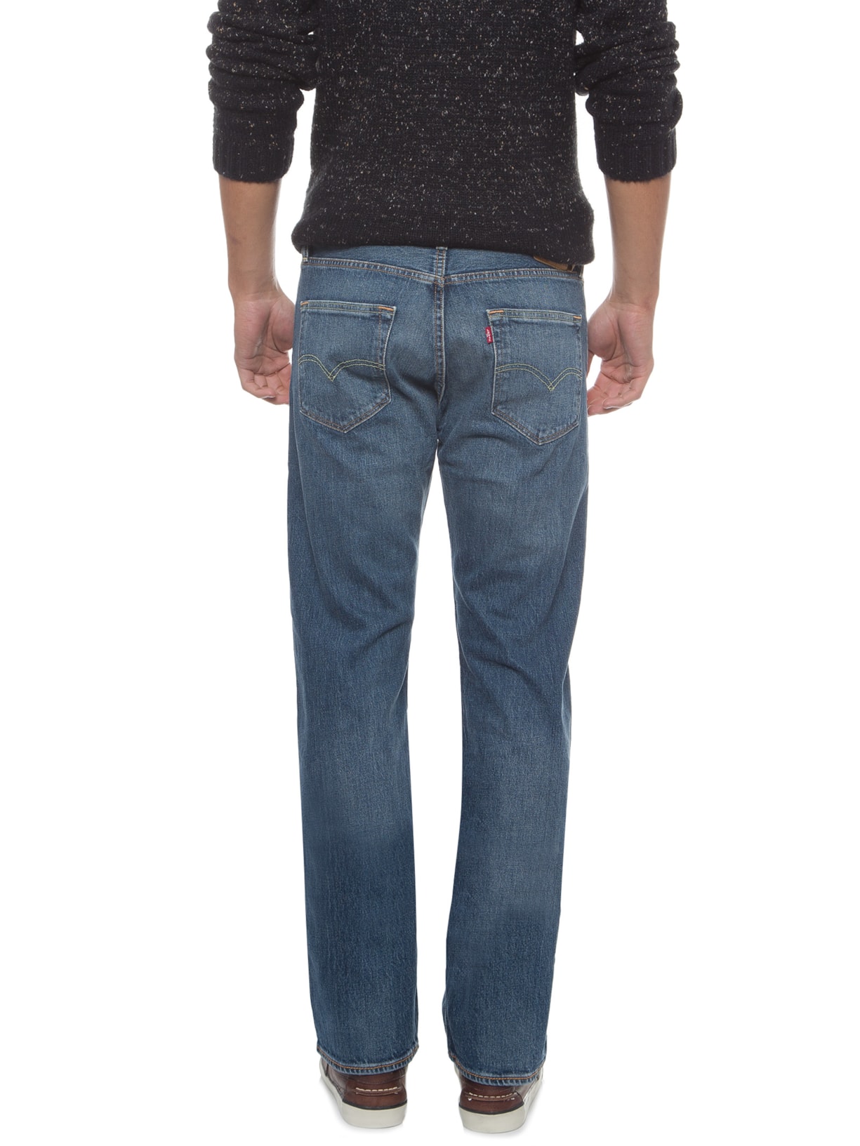 Calca Masculina 501 Original Fit Azul Levi's