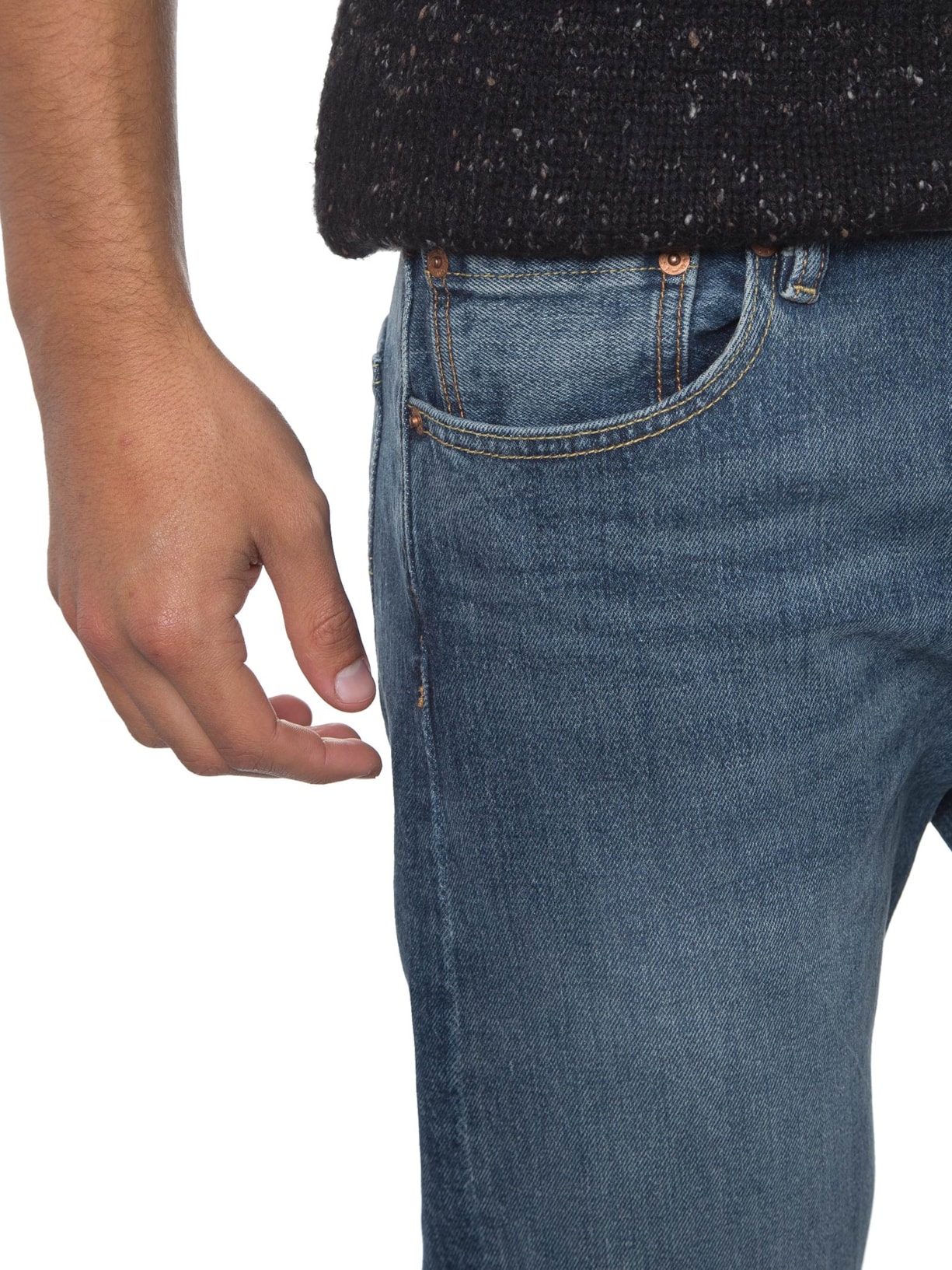 Calca Masculina 501 Original Fit Azul Levi's