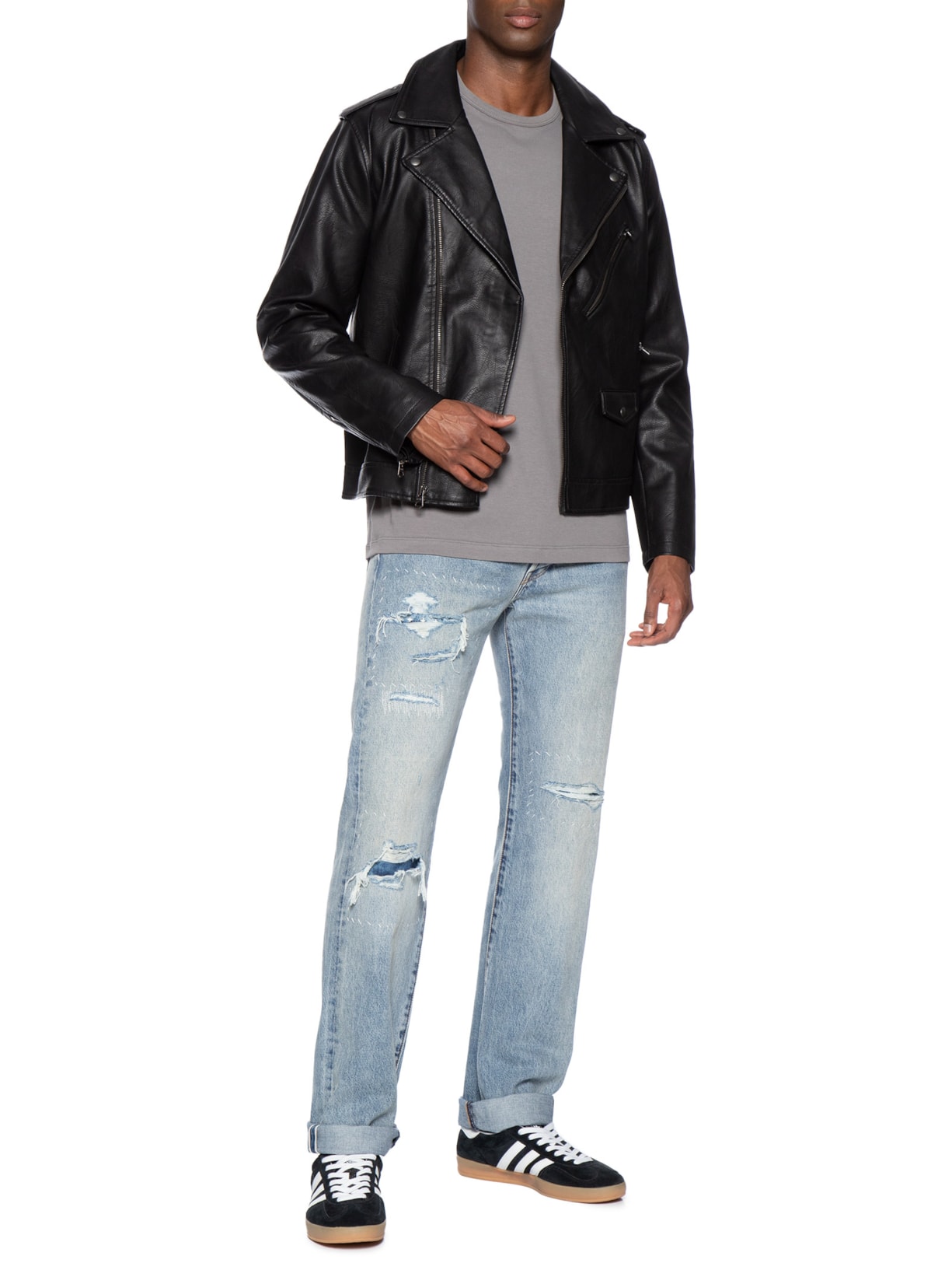 Calça Masculina 501 Original Fit Selvdge Azul Levi's