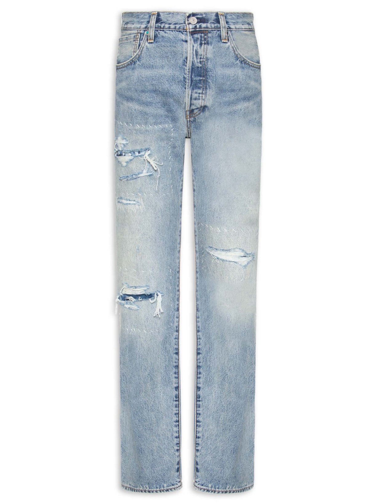 Calça Masculina 501 Original Fit Selvdge Azul Levi's