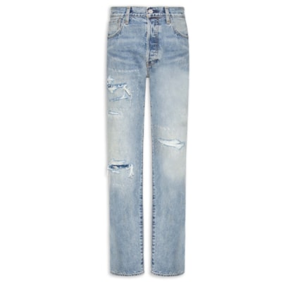 Calça Masculina 501 Original Fit Selvdge - Azul