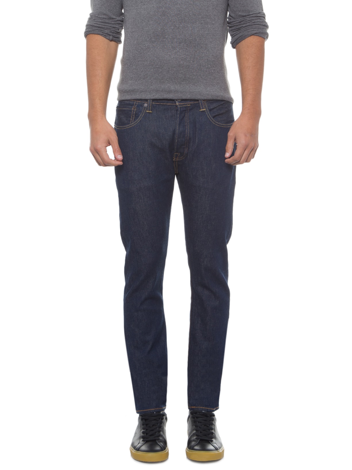 Calça Masculina 501 Skinny Azul Marinho Levi's