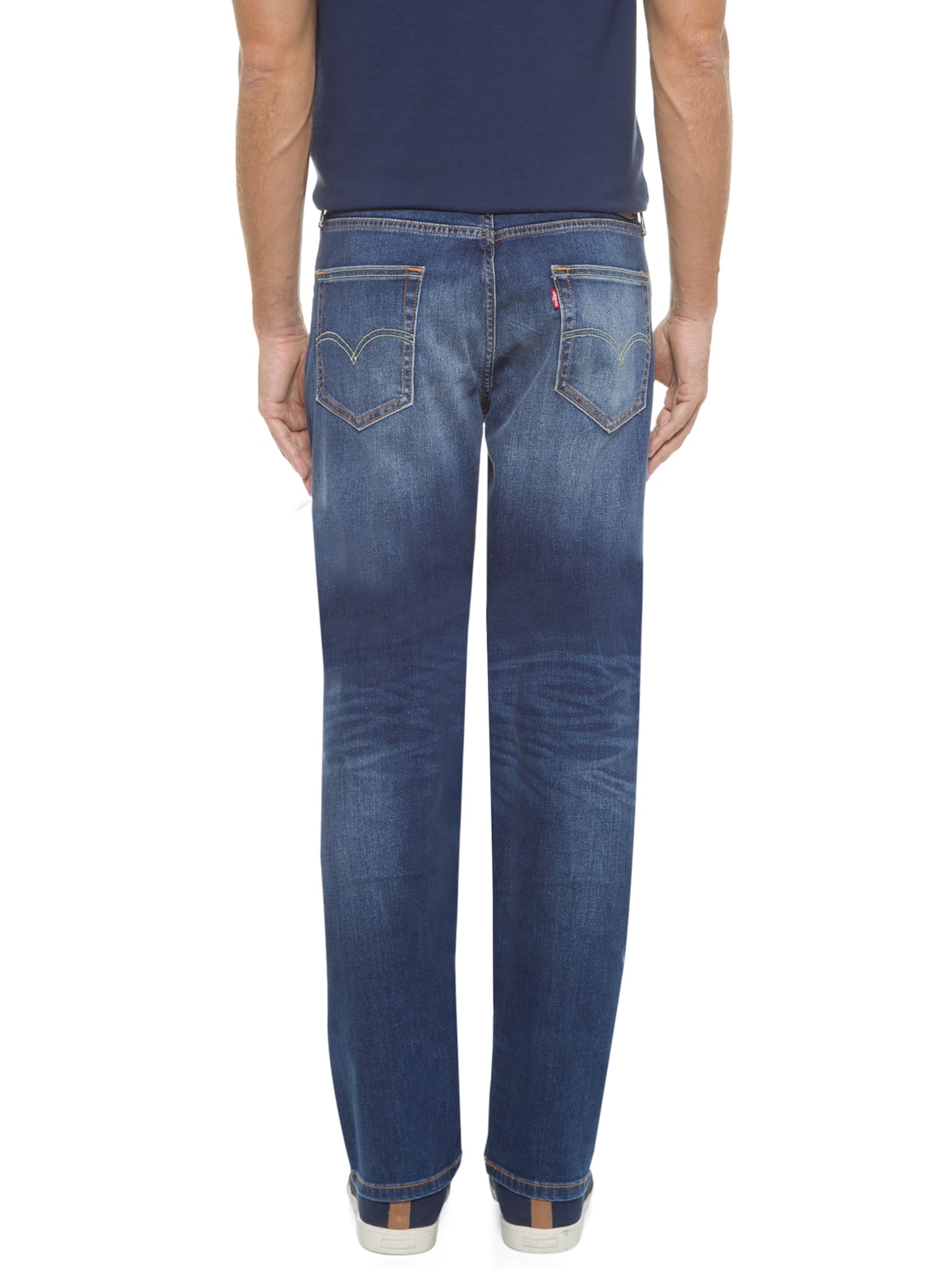 Calça Masculina 504 Regular Straight Fit Azul Levi's