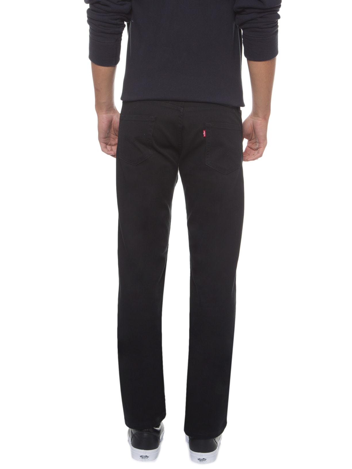 Calça Masculina 504 Regular Straight Fit Preto Levi's