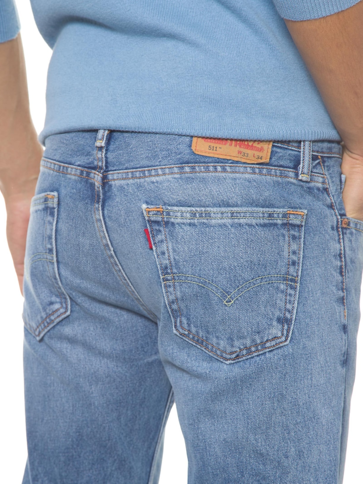 Calça Masculina 511 Slim Fit Azul Levi's