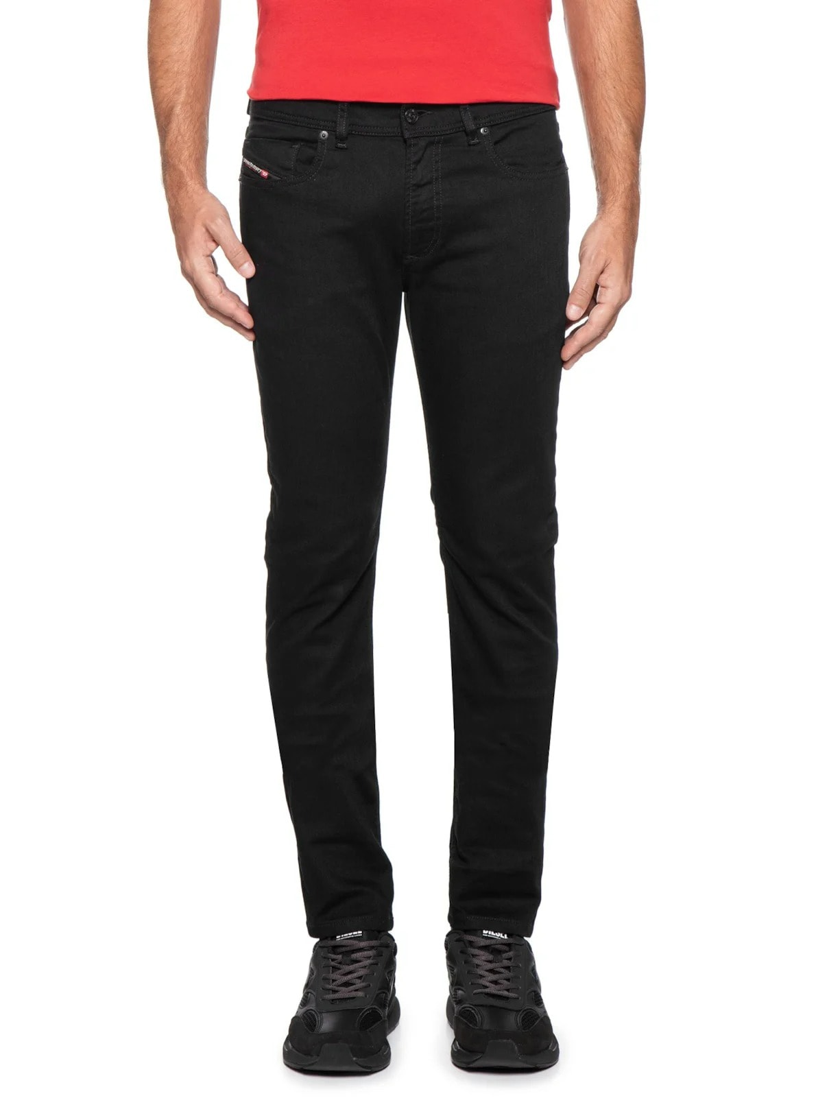 Calça Masculina 979 Sleenker Black Denim Preto Diesel