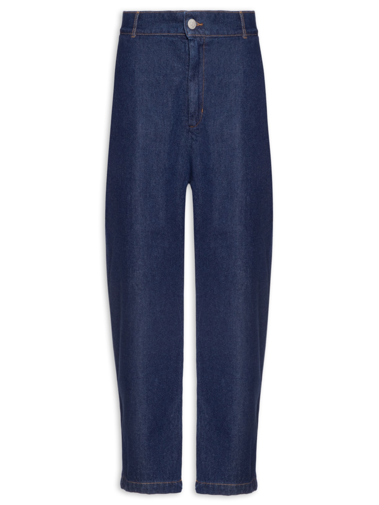 Calça Masculina Abaulada Jeans Escuro Azul Handred
