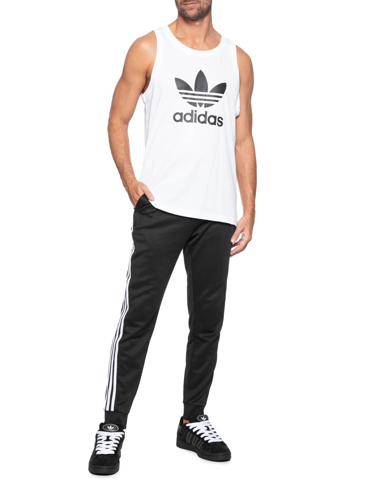 Calça Masculina Adicolor Classics Sst Preto Adidas Originals