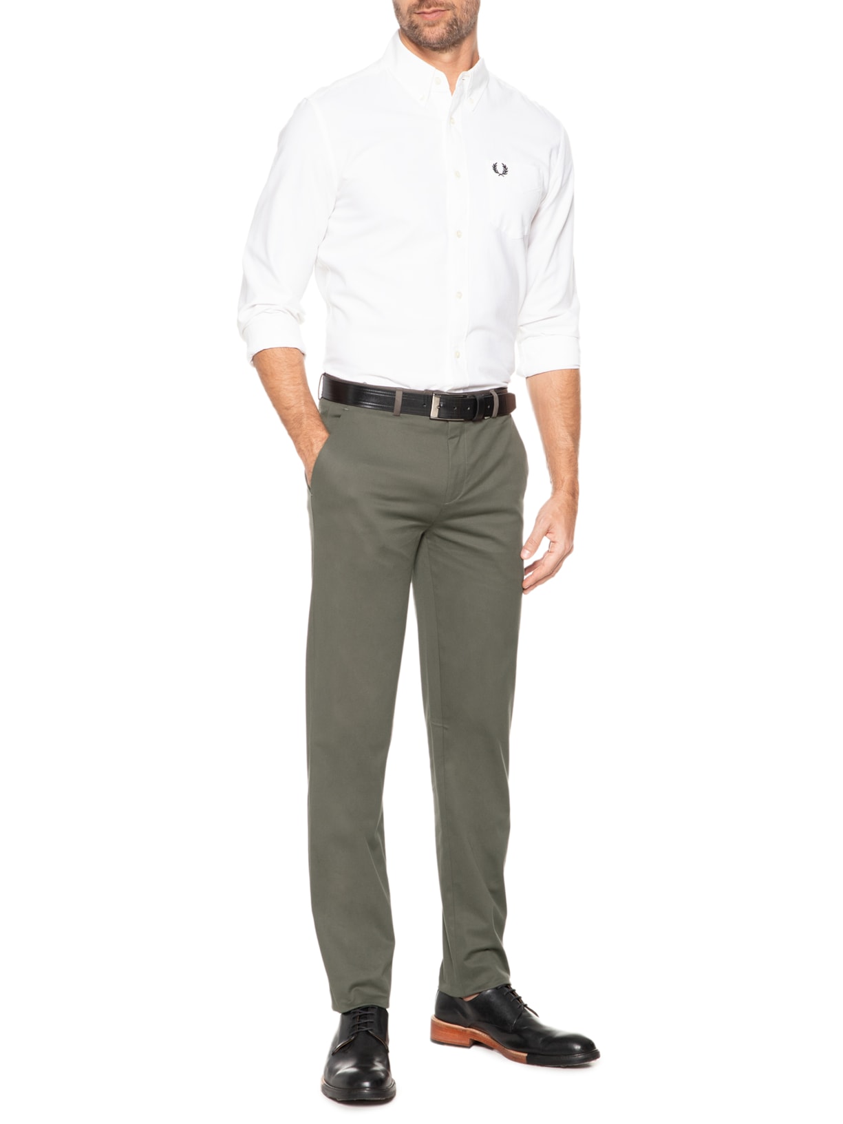 Calça Masculina Alfaiataria Algodão Cinza Paramount Alfaiataria