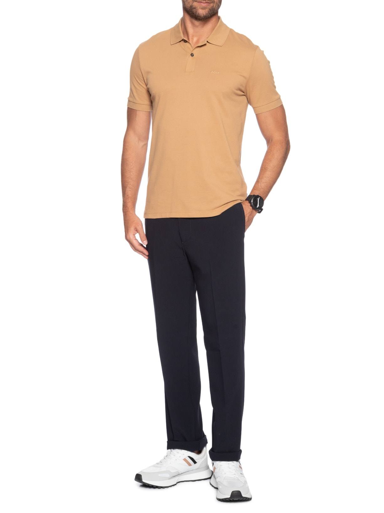 Calça Masculina Alfaiataria Azul Emporio Armani