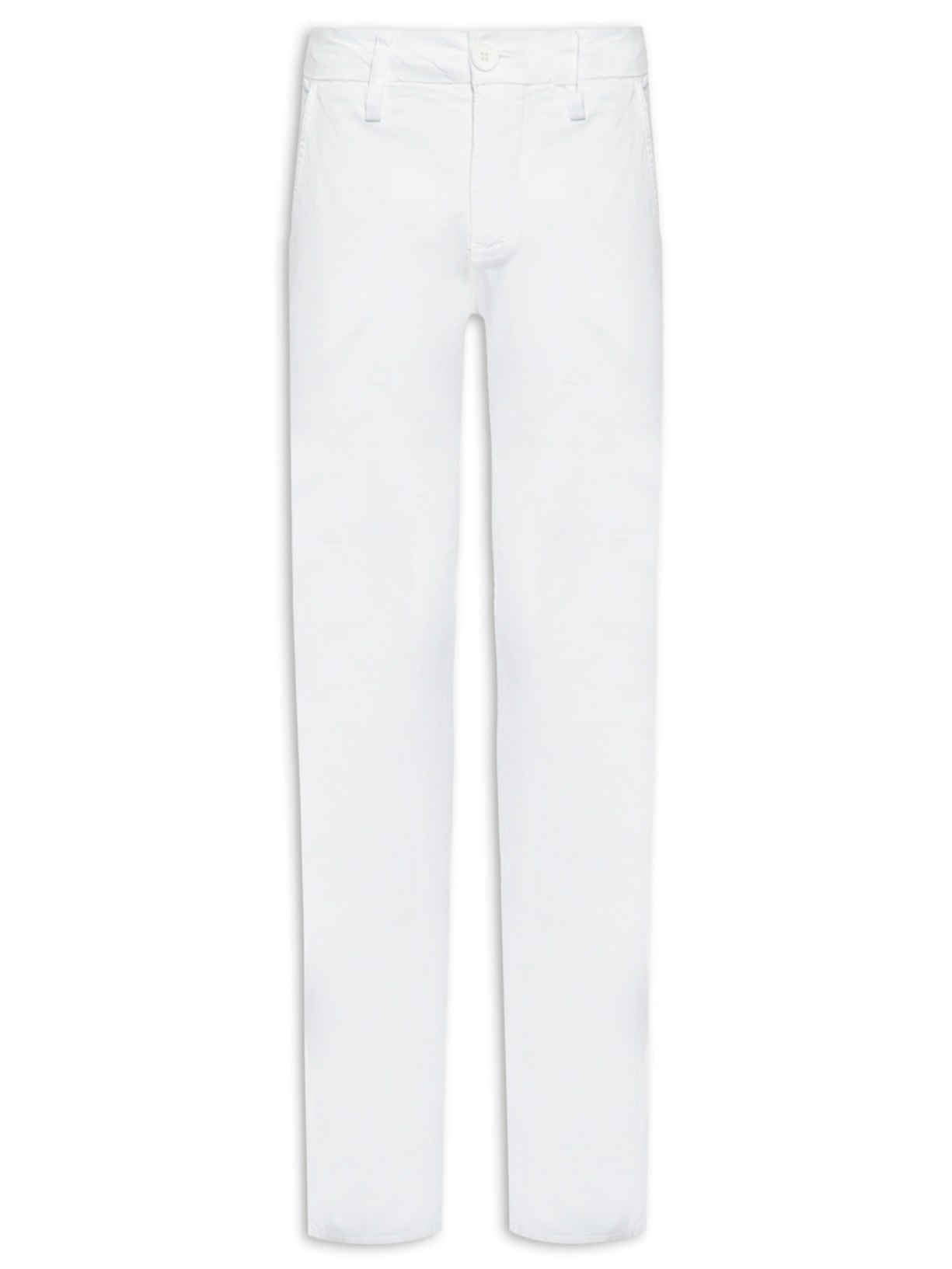 Calça Masculina Alfaiataria Comfort Paper - Branco