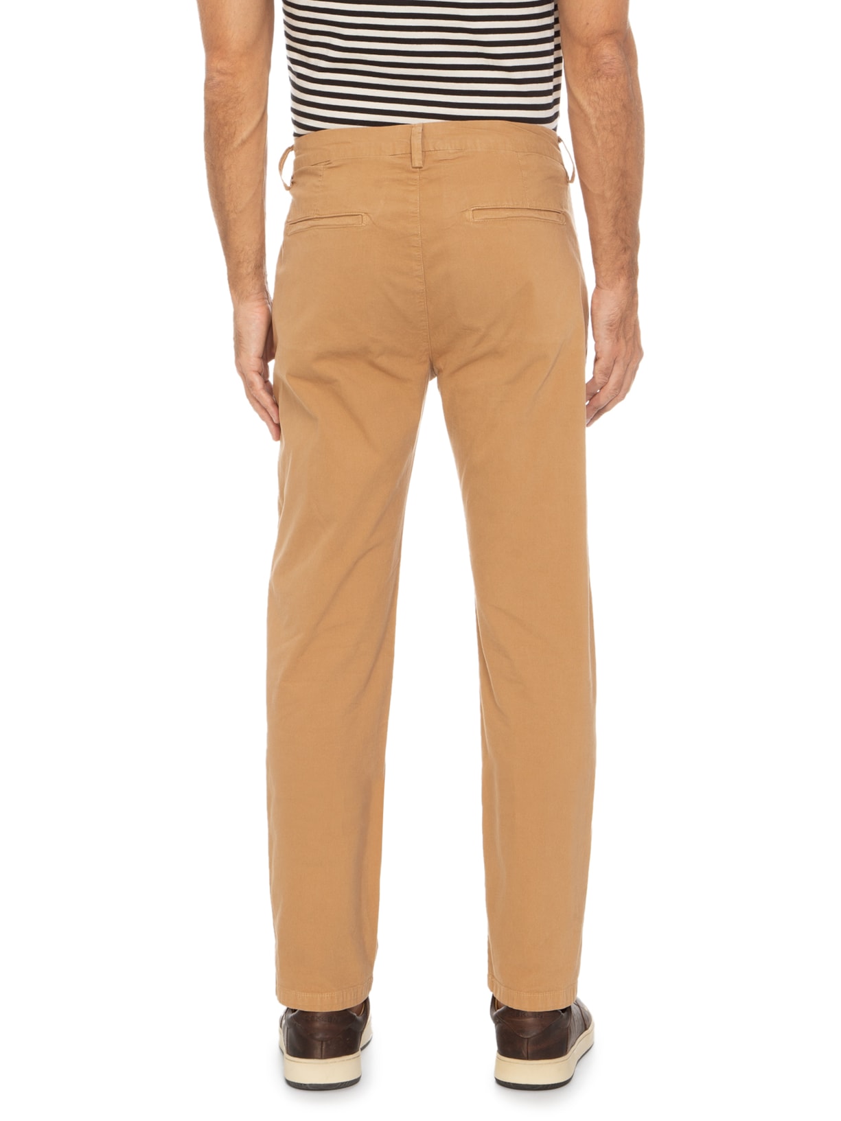 Calça Masculina Alfaiataria Comfort Paper Marrom Osklen