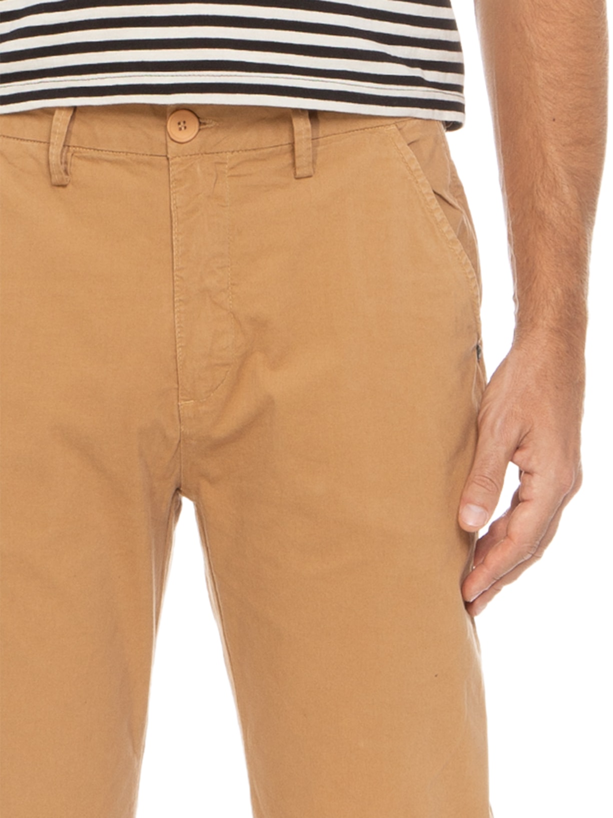 Calça Masculina Alfaiataria Comfort Paper Marrom Osklen
