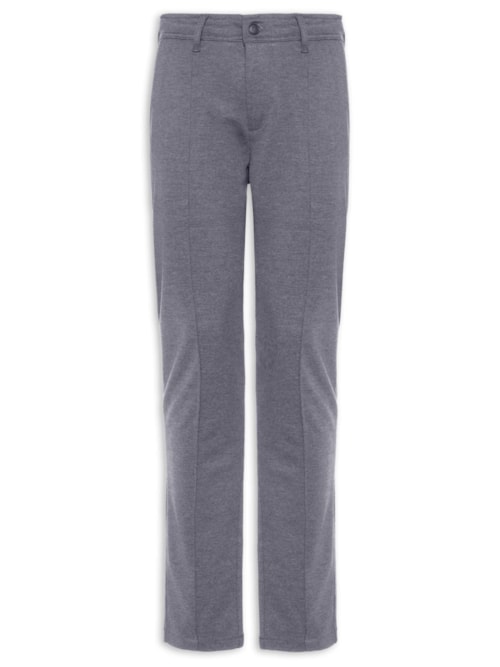 Calça Masculina Alfaiataria Comfy Slim - Cinza