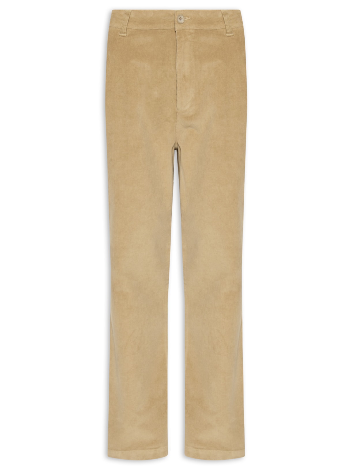 Calça Masculina Alfaiataria De Veludo Western - Marrom