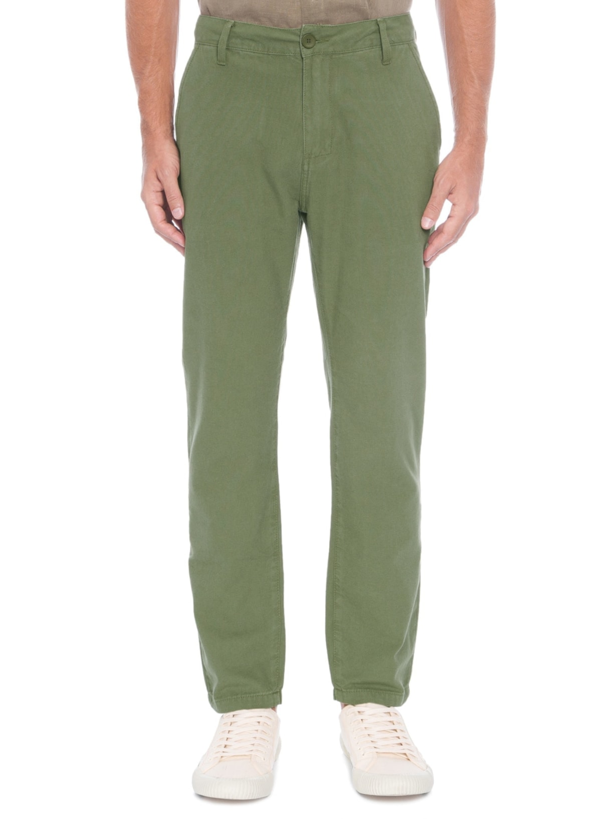 Calça Masculina Alfaiataria E-Basics Verde Osklen