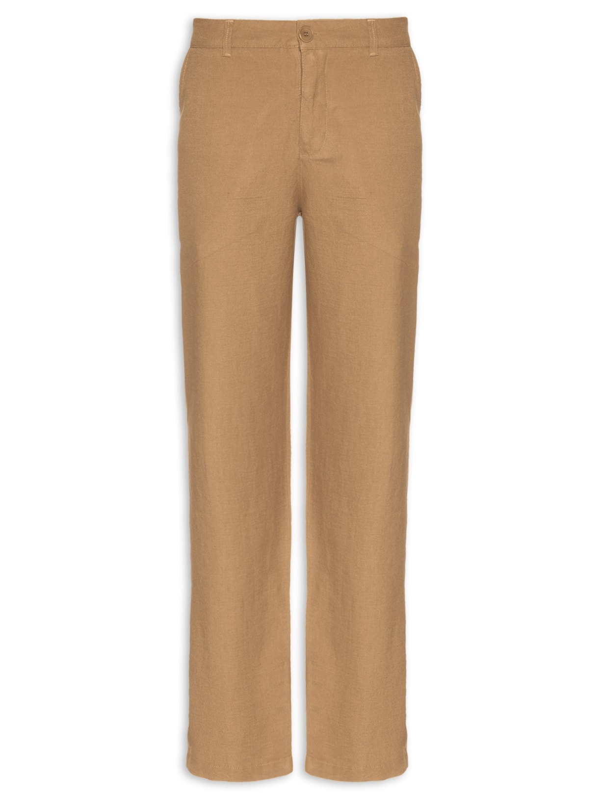 Calça Masculina Alfaiataria Fluid Linen Marrom Osklen