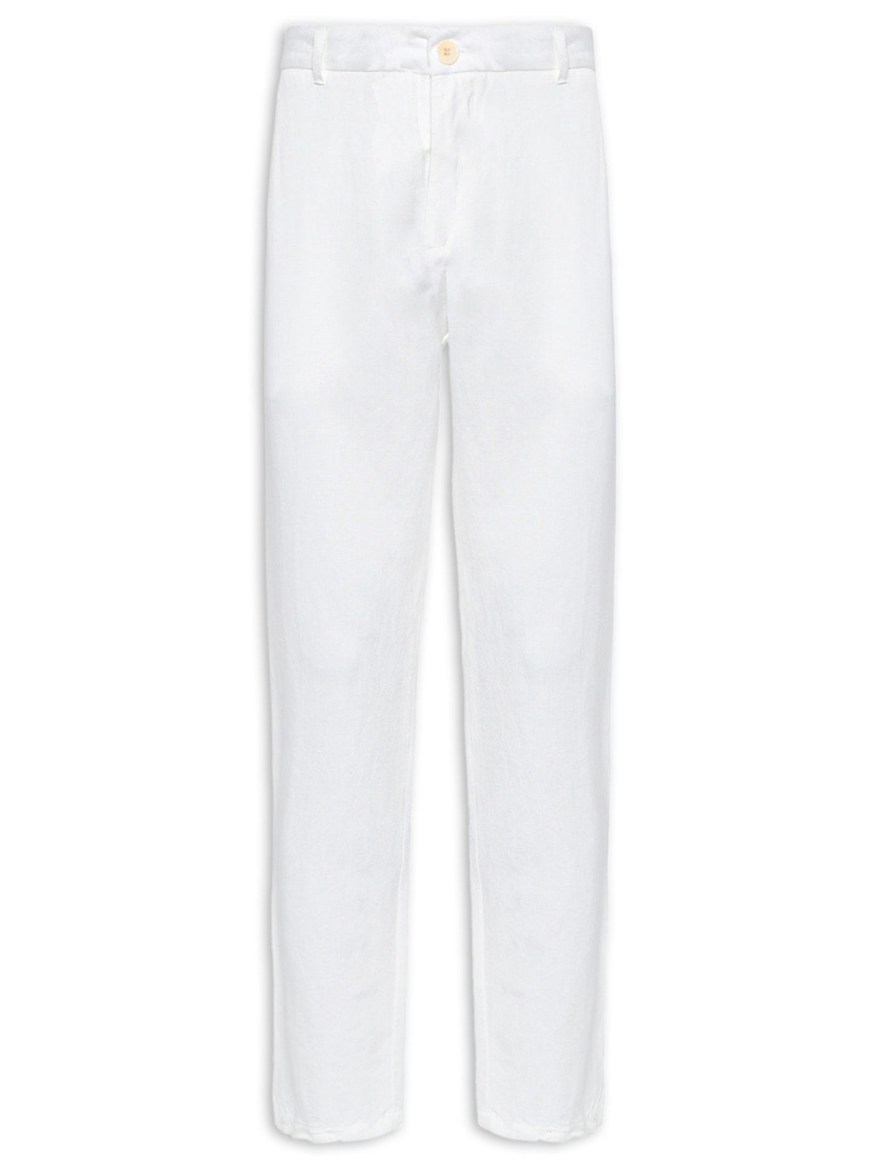 Calça Masculina Alfaiataria Fluid Linen - Off White