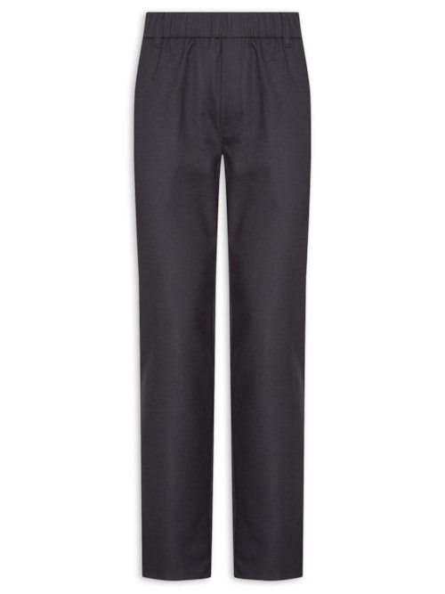 Calça Masculina Alfaiataria Knit - Cinza