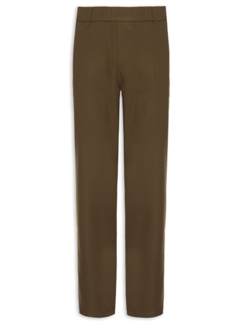Calça Masculina Alfaiataria Knit - Marrom