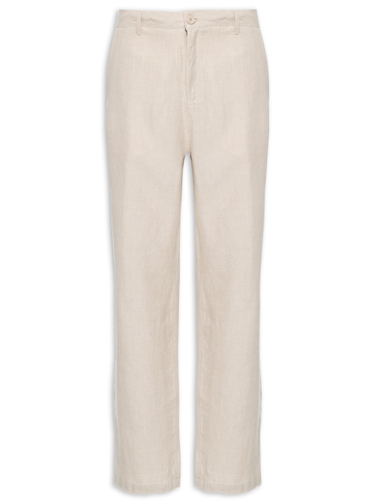Calça Masculina Alfaiataria Linen Classic New - Bege