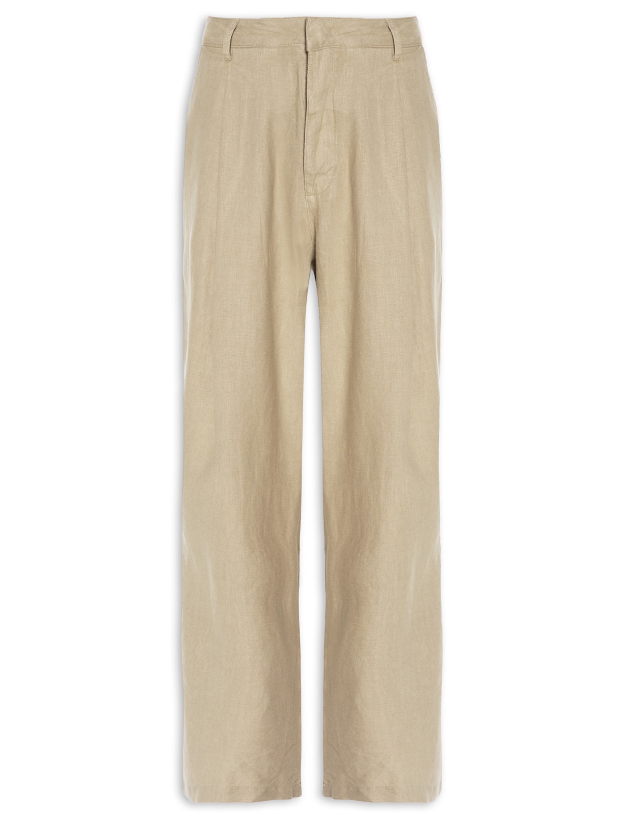 Calça Masculina Alfaiataria Linen New Jazz - Bege