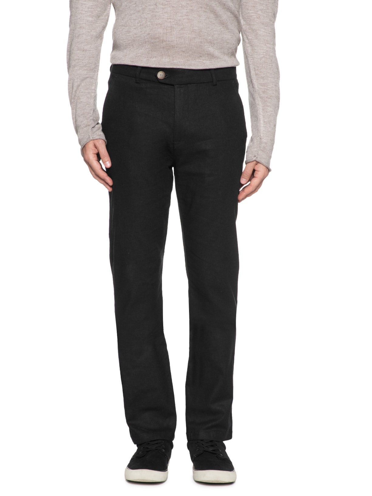 Moda Masculina Calça Cropped De Alfaiataria Masculina Outono