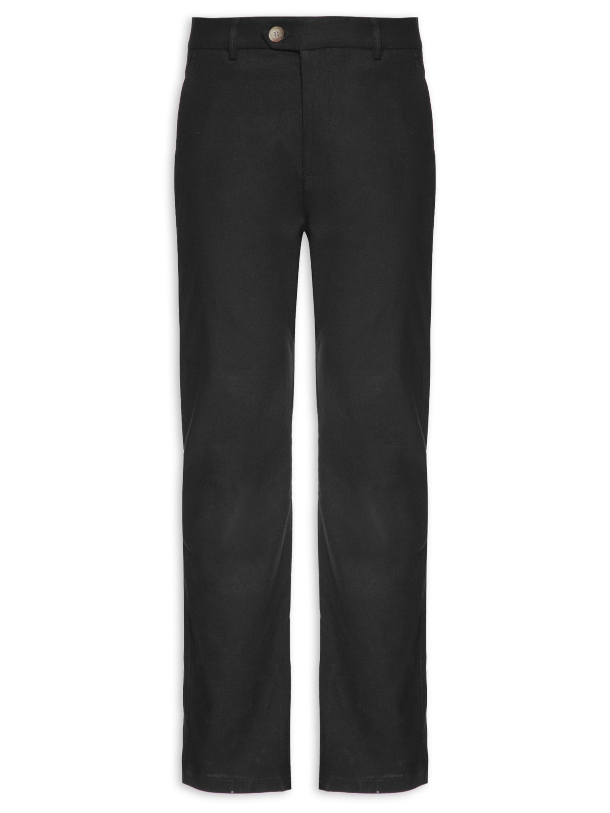 Calça Masculina Alfaiataria Linho - Preto