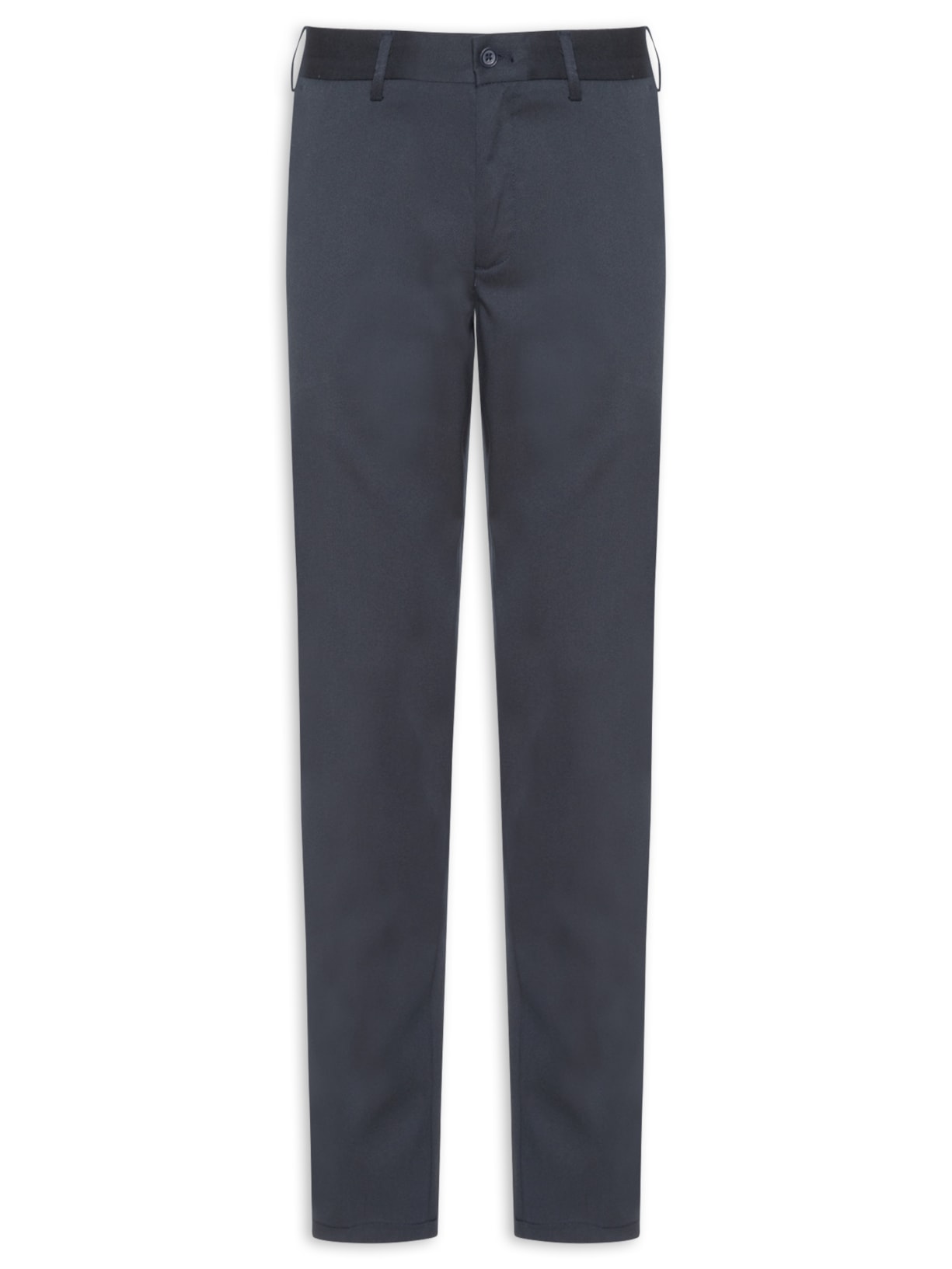 Calça Masculina Alfaiataria Moderna Reta – Azul