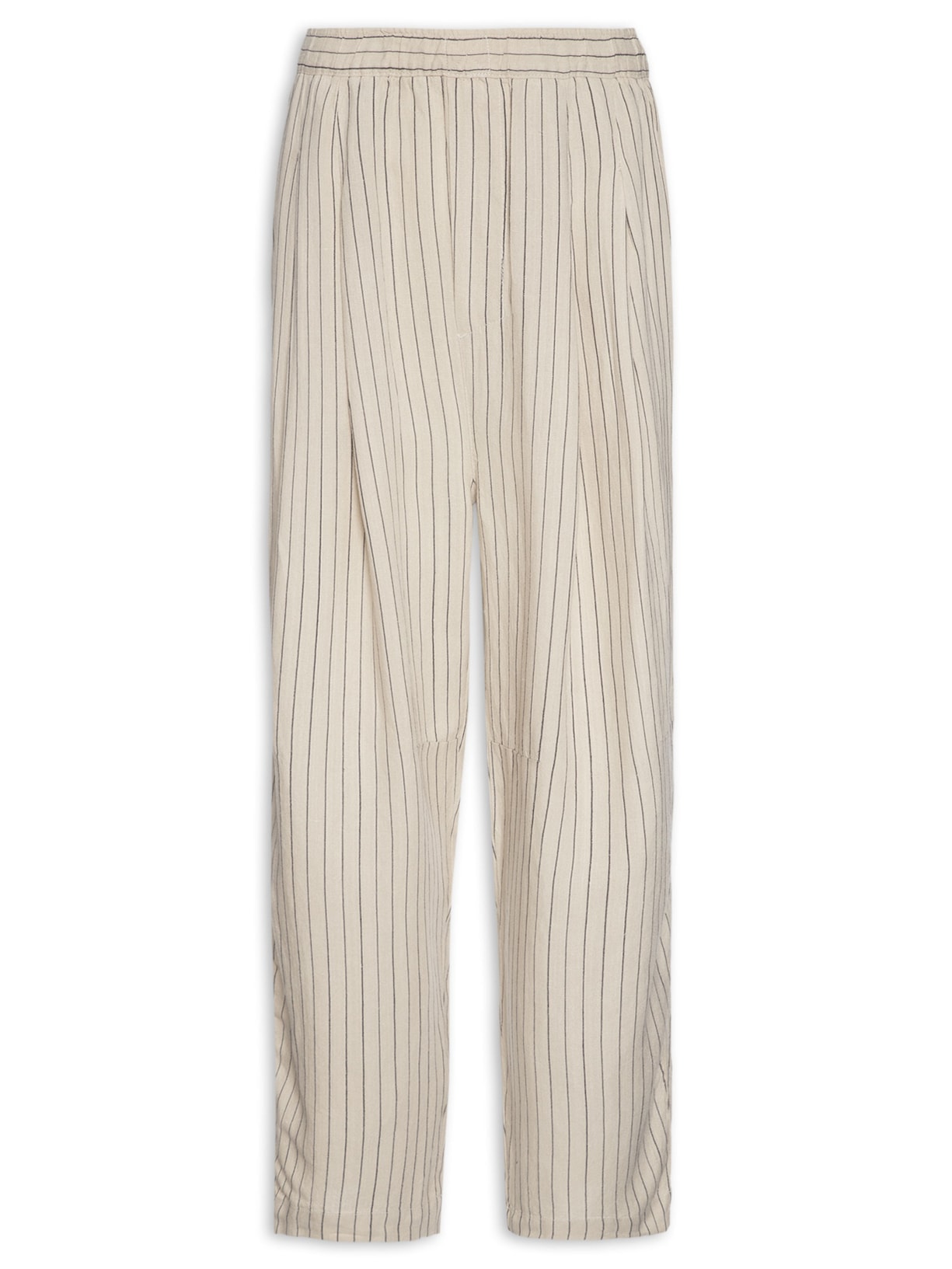 Calça Masculina Alfaiataria Over Echor Flat - Bege